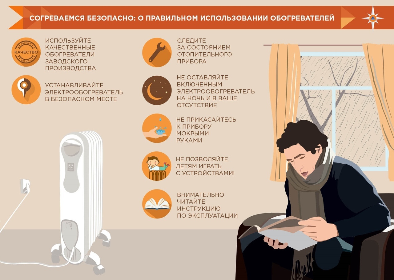 1Памятка обогреватели