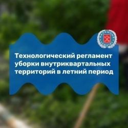 Жилищный комитет информирует - Летняя уборка дворов в Петербурге: как это работает по регламенту