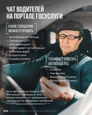Чат водителей на госуслугах