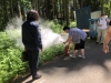 На загородных дачах детских садов Центрального района прошли занятия по пожарной безопасности и тренировочные эвакуации